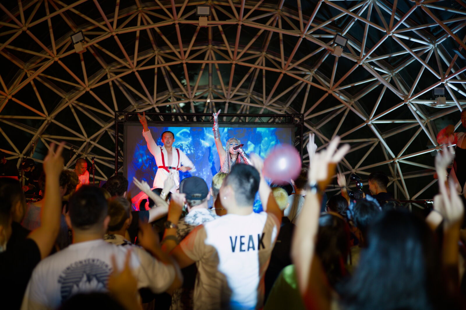 Betty Apple on stage at Nuit Blanche Taipei 2022